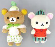 【中古】ぬいぐるみ リラックマ＆コリラックマ ぬいぐるみ書き割り 「リラックマ」 マホロバ・マインズ三浦 リラックマルーム＆コリラックマルーム一時滞在排他的権利
