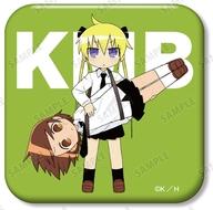 【中古】バッジ・ビンズ 折部やすな＆ソーニャ(ギター) 「キルミーベイベー トレーディング角丸スクエア缶バッジ」画像