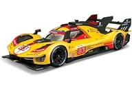 【中古】ミニカー 1/18 フェラーリ 499P ル・マン 2024 #83(黄色) [18-16304Y]