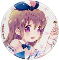 【中古】バッジ・ビンズ 百地たまて(等身) 「スロウスタート 12巻発売記念POP UP in ゲーマーズ 缶バッジ 01.描き下ろしイラスト」画像