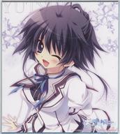 【中古】紙製品 小野宮結月(ましろ色シンフォニー) 「ぱれっと × STELLAMAP CAFE ぱれっとカフェ ぱれっとミニ色紙コレクション」画像