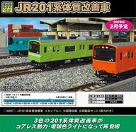 【新品】鉄道模型 1/150 JR 201系体質改善車 スカイブルー 大阪環状線 8両編成セット 動力付き [30267]