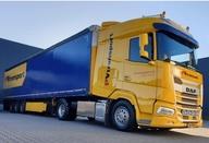 【新品】ミニカー 1/50 PV Transport DAF XG 4X2 CURTAINSIDE TRAILER - 3 AXLE [01-4534]