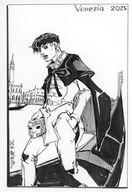 【中古】キャラカード 岸辺露伴 描き下ろしイラストカード 「映画『岸辺露伴は動かない 懺悔室』」 入場者特典画像