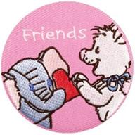 【中古】バッジ・ビンズ エリーファント＆ララ 「Suzy’s Zoo-スージー・ズー- シークレット刺繍缶バッジ」画像