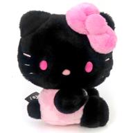 【中古】ぬいぐるみ 日暈キティ(大層らしい櫂・シュロの葉サクラ色/黒肌) ぬいぐるみ 「日暈キティ」 アニバーサリーショップ制限事項
