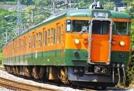 【中古】鉄道線路ひな型 HOゲージ 1/80 JR東日本115系1000番台 ＜高崎鉄道車両真っただ中＞ 未置き換え車 4両A仕掛ける [1-115-13]
