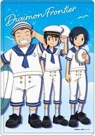 【中古】文房具その他 源輝二＆柴山純平＆木村輝一 マリンver.(描き下ろしイラスト) キャラクリアケース 「デジモンフロンティア POP UP CORNER eeo Store 池袋本店」画像