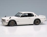 【新品】ミニカー 1/43 Nissan Skyline 2000GT-R (KPGC10) with Spoiler (NISSAN Works wheel)(ホワイト) [VM244B]