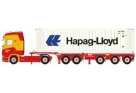 【新品】ミニカー 1/50 HENK VLOT TRANSPORT SCANIA S HIGHLINE CS20H 4X2 2CONNECT COMBI TRAILER - 5 AXLE + 40FT REEFER CONTAINER THERMOKING [01-4497]