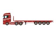【新品】ミニカー 1/50 Give SCANIA S HIGHLINE CS20H 6X2 TAG AXLE FLATBED TRAILER - 4 AXLE [01-4430]
