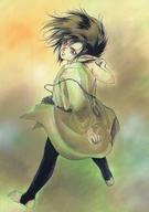 【中古】アニメ系トレカ/ノーマル/新吸血姫 美夕/垣野内成美コレクション　トレーディングカード 061[ノーマル]：学園ミステリー No.20 93年10月発売号 扉絵「一狼勝負!」画像