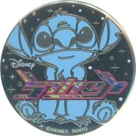 【中古】バッジ・ビンズ スティッチ(宇宙) 「リロ・アンド・スティッチ 金バッジ」画像