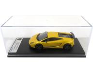 【中古】ミニカー 1/43 Lamborghini Gallardo LP570-4 Superleggera(メタリックイエロー) [LS370C] 車-おもちゃ
