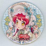 【中古】バッジ・ピンズ 白玉みかん 丸型缶バッジ 76mm 「アイドルランドプリパラ 単独カフェシリーズ第3弾 ガァルマゲドン in プリズムストーンカフェ」画像