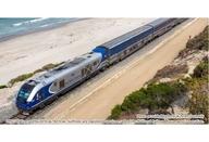 【中古】鉄道線路ひな型 1/160 Amtrak Pacific Surfliner 4両増結仕掛ける [106-9002]