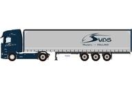 【新品】ミニカー 1/50 Van der Sluis Transport SCANIA S HIGHLINE CS20H 4X2 CURTAINSIDE TRAILER - 3 AXLE [01-4667]