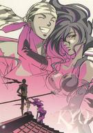 【中古】キャラカード 蜘蛛遣の真尋＆紅虎 キャラクターカード 「GBAソフト SAMURAI DEEPER KYO」 購入特典画像