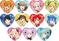 【中古】バッジ・ピンズ 全11種セット 「ラブライブ!スーパースター!!×横浜中華街 POP UP SHOP in ChinaTown80 Hall ハート型缶バッジ 描き下ろしイラスト」