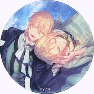 【中古】バッジ・ピンズ ウイリアム・トワイニング＆ソロモン(ノーマル) 「魔界王子 devils and realist ふぉーちゅん☆缶バッジ」 雪広うたこ10周年原画展〜PRISM〜グッズ画像