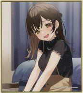 【中古】紙製品 荻原沙優 私服(デートVer.) ミニ色紙 「くじ引き堂 ひげを剃る。そして女子高生を拾う。 オンラインくじ」 D-7賞画像