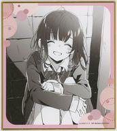 【中古】紙製品 荻原沙優「おじさん、泊めてよ」(出会いVer.) ミニ色紙 「くじ引き堂 ひげを剃る。そして女子高生を拾う。 オンラインくじ」 D-12賞画像