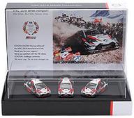 【中古】ミニカー 1/43 WRC18 優勝記念3台Set [TOY14143SC]