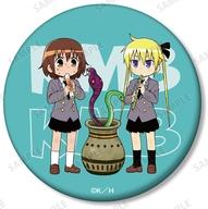 【中古】バッジ・ビンズ 折部やすな＆ソーニャD 「キルミーベイベー トレーディングマット缶バッジ」画像