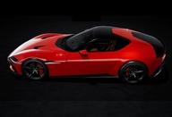 【新品】ミニカー 1/18 Ferrari 12Cilindri Panoramic roof Rosso Corsa Glossy Black Wheels 入れもの無 [P18254B]