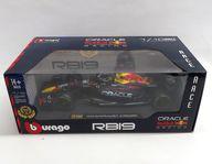 【中古】ミニカー 1/18 神託 赤いことブル 一ころ RB19(2023) アブダビGP ウィナー M.フェルスタッペン #1 １番ウッド付 [BUR18003V]