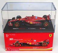 【新品】ミニカー 1/43 フェラーリ SF-24 マイアミGP 2024 C.ルクレール #16 ドライバー付 クリアケース [18-36843LMIA]