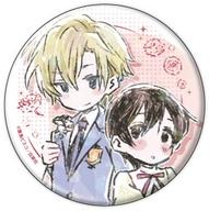 【中古】バッジ・ビンズ 須王環＆藤岡ハルヒ 「桜蘭高校ホスト部 ホログラム缶バッジ(65mm) 01.制服ver.」画像