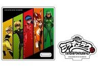 【中古】コースター 01.集合デザインA(公式イラスト) アクリルコースタースタンド 「ミラキュラス レディバグ＆シャノワール」画像