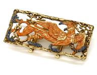 【中古】銀製品・指輪・アクセサリー 天犬 ブローチ 「十二国記」画像