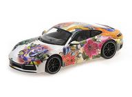 【中古】ミニカー 1/18 ポルシェ 911 カレラ 4S 2019 軍事基地＆容れもの付(お花目論む) [155067329]