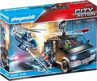 【中古】手あそび 刑事警察 ヘリコプタで暴走車を追い掛ける (2023) 「playmobil プレイモービル」 70575