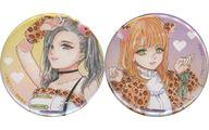 【中古】バッジ・ピンズ 水守ゆめ莉＆伯方眞妃 缶バッジ2個セット 「コミックス 推しが武道館いってくれたら死ぬ 7巻 ゲーマーズ限定版」 同梱特典画像