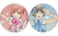 【中古】バッジ・ピンズ 五十嵐れお＆松山空音 缶バッジ2個セット 「コミックス 推しが武道館いってくれたら死ぬ 6巻 ゲーマーズ限定版」 同梱特典画像