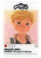 【中古】キャラカード アドリアン 上海編特別デザインクリアカード 「ミラキュラス レディバグ＆シャノワール 5周年記念 上海編特別上映会」 入場特典画像