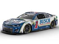 【新品】ミニカー 1/24 BUSCH BEER RETRO 2024 シボレー カマロ ZL1 天使の都市・チャスティン #1 「ARC NASCAR CUPつづき物」 [LR314633]