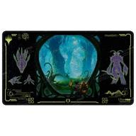 【中古】サプライ Ultra PRO Official Magic： the Gathering “Edge of Eternities” Accessories ウルトラプロ社 マジックザギャザリング公式サプライ MTG [久遠の終端] ホロフォイルプレイマット 神話・緑