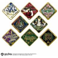 【中古】バッジ・ピンズ 【BOX】金バッジプレミアムスクエア ハリー・ポッター/ ロケーションズ