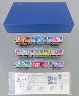 【中古】鉄道線路ひな形 HOゲージ 1/80 伊豆箱根鉄道7000系 (7502取り合わせ) 優しいことライブ!太陽光線!! Over The Rainbow号 3両取り合わせ書き割り [1-700-140]