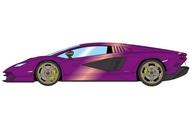 【新品】ミニカー 1/18 Lamborghini Countach LPI 800-4 2022(ヴィオラパシファエ) [EML160E]