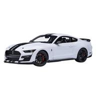 【新品】ミニカー 1/18 ジェラルド・r・フォード マスタング シェルビー GT500 (白いこと×黒いこと・縞模様) 「オートアート・コンポジットモデルシリーズ」 [73095]