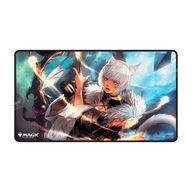 【中古】サプライ Ultra PRO Official Magic： The Gathering ”Universes Beyond - Final Fantasy” Accessories ウルトラプロ社 マジックザギャザリング公式サプライ MTG 「ユニバースビヨンド・ファイナルファンタジー」 黒スティッチドプレイマット プレミアム Z