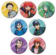 【中古】バッジ・ビンズ 全7種セット 「弱虫ペダル GLORY LINE 描き下ろし お出かけver. トレーディングホログラム缶バッジ」画像