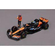 【新品】ミニカー 1/24 マクラーレン F1 野球クラブ MCL38 2024 日本GP L.ノ栗鼠 #4 １番ウッド付 せつ然たる入れもの [BUR28040JPN]