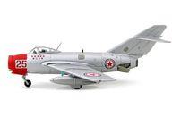 【新品】ミニカー 1/72 MIG-15bis Red 25 Chinese People’s Volunteers Air Force North Korea 1950s w/climbing ladder [HA2418B]