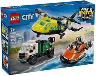 【中古】手あそび LEGO 航空機・確保用トラック・ホバークラフト ジャズバンド書き割り 「レゴ シティ」 60505